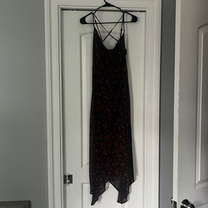 90s style floral dress